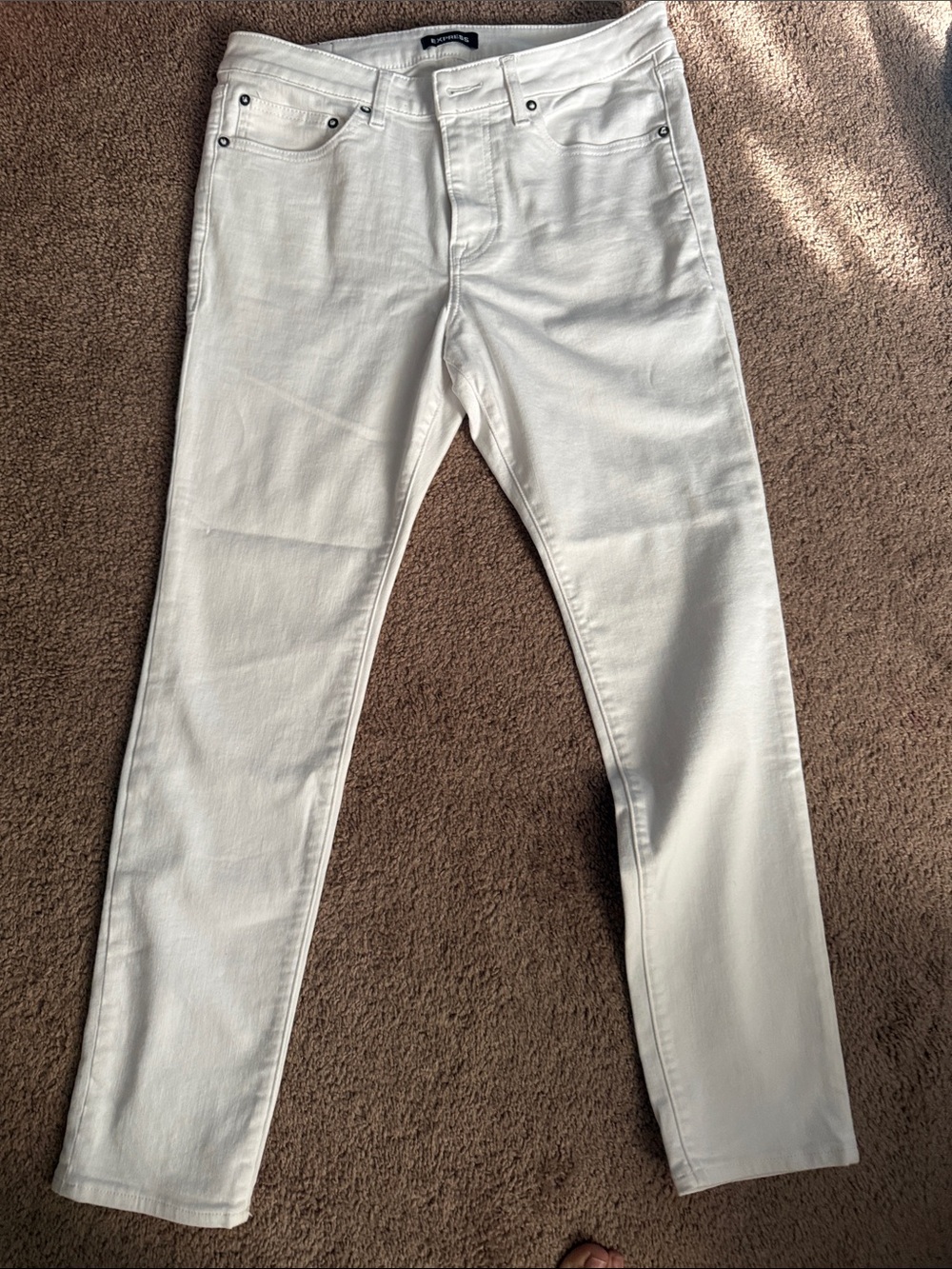 Express Slim Jeans in White
